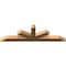 Ekena Millwork Saratoga Smooth Timber Gable Bracket, Western Red Cedar, 84"W x 24"H x 5 1/2"D x 5 1/2"F, 7/12 Pitch GBW084X24X0606SAR00SWR - alternate 2